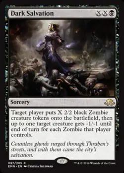 Slightly Played, English - 1 x MTG Dark Salvation - Foil Eldritch Moon - Image 1