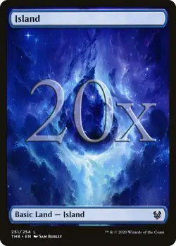 20 Theros Beyond Death Island #251 MTG Basic Full Art Land Lot Magic MTG NM - Image 1