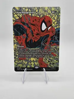 Arachnogenesis (Borderless) - Spider-Man - Magic: The Gathering 0031 NM - Image 1