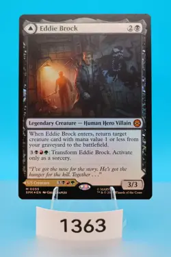 MTG Eddie Brock Marvel's Spider-Man Foil #55 - Image 1