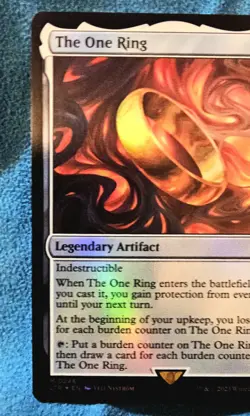 MTG The Lord Of The Rings The One Ring 246 Mythic Foil Legendary Artifact Single - Image 4