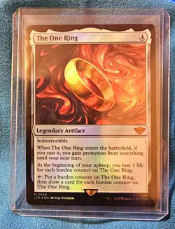 MTG The Lord Of The Rings The One Ring 246 Mythic Foil Legendary Artifact Single - Image 5
