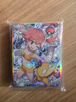 Misty 50 Standard Size Sleeves Pokemon One Piece MTG - Image 1