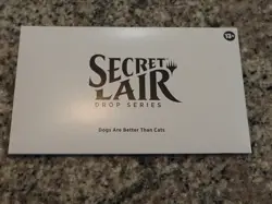 2025 MTG Secret Lair Drop Dogs Are Better Than Cats Non Foil Edition SEALED - Image 1