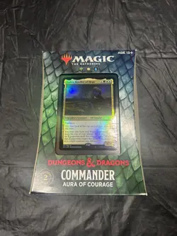 Magic: the Gathering Commander Aura of Courage Dungeons and Dragons SEALED MTG - Image 1
