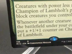 Champion of Lambholt Commander: Innistrad: Midnight Hunt Regular - Image 2