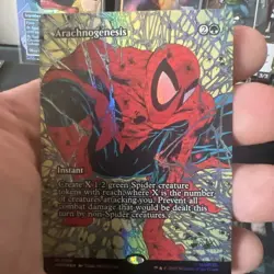 Arachnogenesis (Borderless) Marvel Universe Eternal-Legal FOIL - Image 3