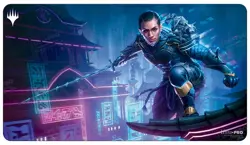 MTG UltraPro Kamigawa Neon Dynasty Playmat Kaito Shizuki - Image 1