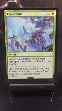 Three Visits Surge Foil - Final Fantasy X - Tidus Yuna Auron - Limited Edition - Image 1