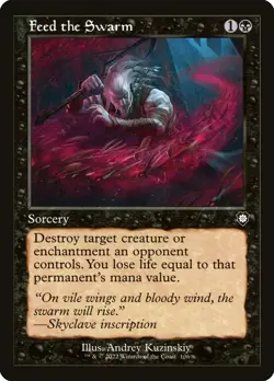 1x Feed the Swarm (Retro frame) - NM - See Pic for Set - SPARROW MAGIC mtg - Image 1