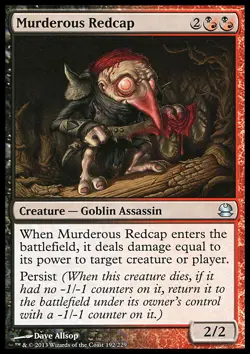 MTG Magic the Gathering Murderous Redcap (192/245) Modern Masters LP - Image 1
