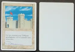 SIGNED MtG Magic D Willich Artist Proof _ Italian 4E Fourth _ CASTLE _1/50 - Image 1