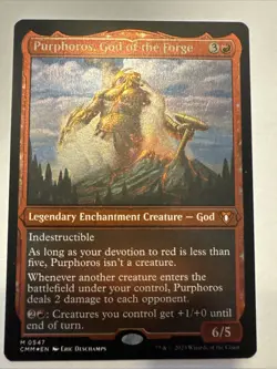 Purphoros, God of the Forge (Foil Etched) Commander Masters Foil - Image 1