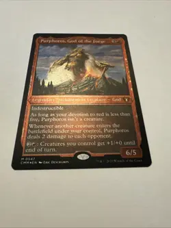 Purphoros, God of the Forge (Foil Etched) Commander Masters Foil - Image 2