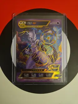 Mewtwo GX 018/120 - Pokemon ID Full Art Holo (Chinese) - Image 1