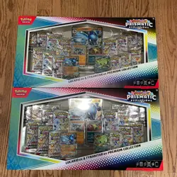 Pokemon Lucario & Tyranitar Ex Premium Collection Prismatic Evolution Lot of 2 - Image 1