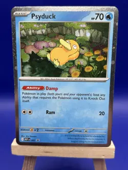 Pokemon TCG Psyduck MEP 007 Mega Evolution Black Star Promo NM - Image 1