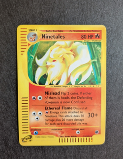 Ninetales Holo Rare Expedition 21/165 Pokemon Card LP 2002 - Image 1
