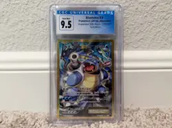 2016 Pokemon Blastoise EX CP6 JPN #092/087 CGC 9.5 GEM MINT Blue Label 10 - Image 1