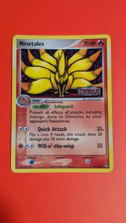 Pokemon TCG: Ninetales EX Power Keepers 19/108 Reverse Holo Rare STAMPED - Image 1