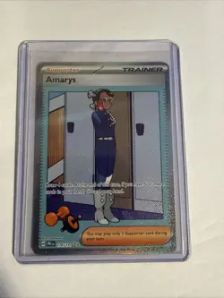 2025 Pokemon Scarlet and Violet Prismatic Evolutions #170 Amarys SIR - Image 1
