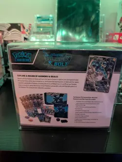 Black Bolt Elite Trainer Box ETB POKEMON CENTER - New and Sealed W/ Protector - Image 2