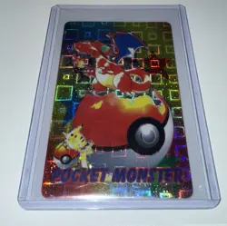 1998 P.M. Pokemon Bandai Charizard Japanese -Prism 🔥🔥🔥🔥 - Image 1