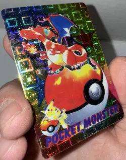 1998 P.M. Pokemon Bandai Charizard Japanese -Prism 🔥🔥🔥🔥 - Image 5