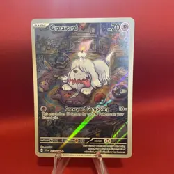 Pokemon TCG Greavard 214/198 SV01: Scarlet & Violet Base Set Illustration Rare - Image 1
