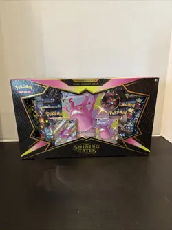 Pokemon Shining Fates Crobat VMAX Premium Collection Box Sealed Imperfects - Image 1