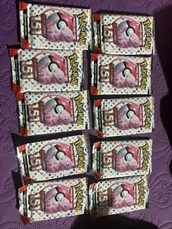 10 Pokemon Scarlet and Violet 151 Booster Packs SEALED - Image 1