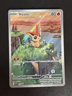 ** VICTINI 208 ** Near Mint Full Art Black Star Promo * Pokemon TCG - Image 1