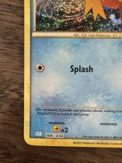 💧 Magikarp 006 + Gyarados 007 💧 /034 CLB Pokemon TCG Classic Collection - NM - Image 5
