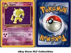 1999 Pokemon, Fossil, #23/62 Hypno, Rare - Image 1