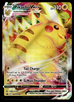 2023 Black Star Promo Pikachu VMAX #SWSH286 - Image 1