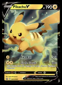 2020 Sword & Shield, Promos - Sword & Shield Promos Pikachu V Basic/Promo - Image 1