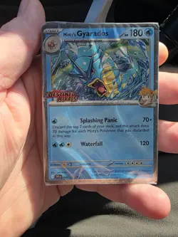 Pokemon TCG Misty's Gyarados Holo Rare Destined Rivals Stamped 049/182 Sealed - Image 1