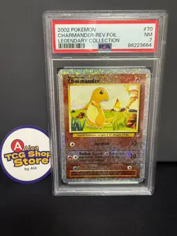 Pokemon Charmander Legendary Collection Reverse Holo 70/110 PSA 7 - Image 1