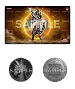 Yu-Gi-Oh! 25th Quarter Century Luster Soldier Playmat & Commemorative Medal Set - Image 2