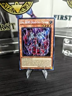 Yu-Gi-Oh! Evil HERO Dead-End Prison SUDA-EN002 Secret Rare - Image 1