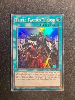 Triple Tactics Thrust RA03-EN072 Secret Rare Near Mint 1st Edition Yugioh - Image 1
