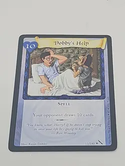 Dobby's Help Harry Potter TCG 11/140 Chamber of Secrets Rare Card Non Foil - Image 2