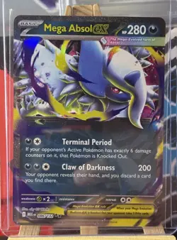 Mega Absol ex 086/132 Pokemon Card Mega Evolution Near Mint - Image 1