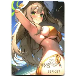 Goddess Story Beautiful Figure Anime Waifu Card Nonomi Izayoi Blue Arch SSR-027 - Image 1