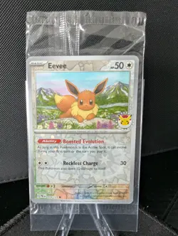 Pokemon TCG: Sealed Eevee 074/131 - Pokemon Day 2025 Stamped Promo Card - NM/M - Image 1