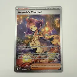 Acerola's Mischief Special Illustration Rare Pokemon Card MEG 183/132 - Image 1