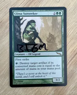VTG 2003 MTG Card Glissa Sunseeker Creature Elf Wizards Of The Coast 120/306 - Image 1