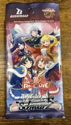 Weiss Schwarz Revue Starlight Re LIVE Booster Card Pack, Pack of 4 🔥 SEALED 🔥 - Image 1