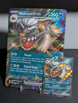 Mabosstiff EX 086 Scarlet & Violet Promo Holo Card + Jumbo Promo - Image 1
