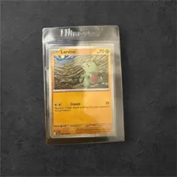 Pokemon TCG Larvitar Journey Together 080 ERROR card Crimp Error - Image 1